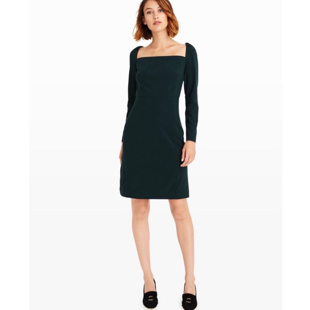 Club Monaco Resaria Square Neck Long Sleeve Dress